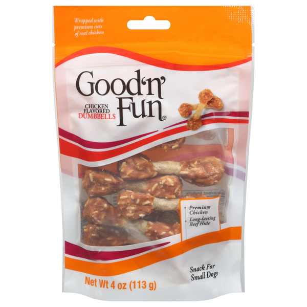 Good 'n' Fun Mancuernas con Sabor a Pollo para Perros Pequeños