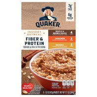 Quaker Fiber & Protein Assorted Instant Oatmeal