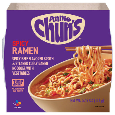 Tazón de sopa de ramen picante de Annie Chun