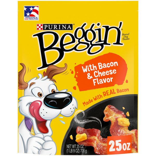 Purina Beggin' Strips Golosinas para Entrenamiento de Perros - Sabores de Tocino y Queso