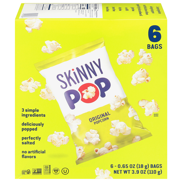 Popcorn SkinnyPop Original - En-cas léger et savoureux