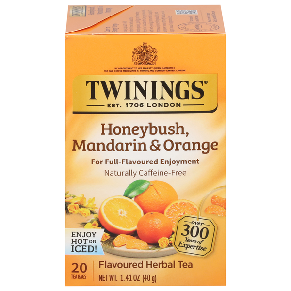 Tisanes Honeybush Mandarine & Orange de Twinings