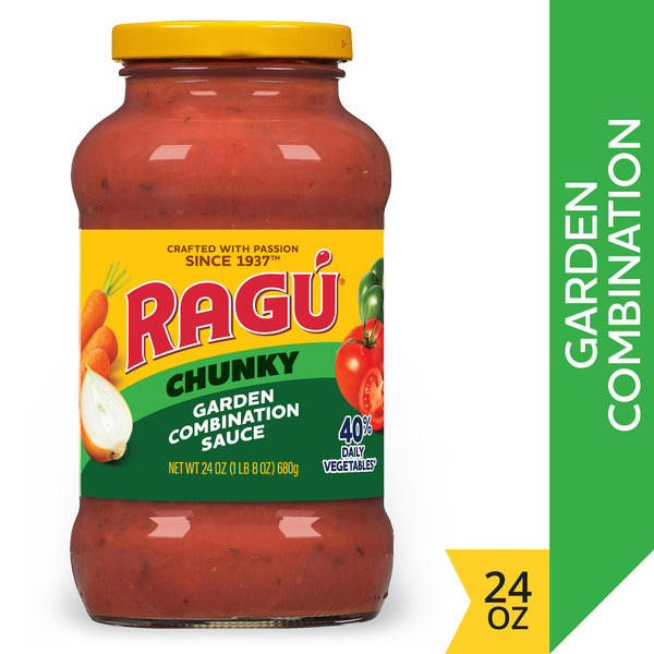 Sauce à Pâtes Ragu Chunky Garden Combination - 24 oz