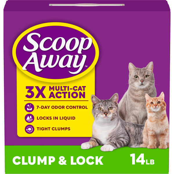 Scoop Away Clump and Lock Cat Litter - Fresh Spring Air Scent