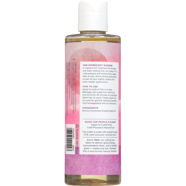 Heritage Store Castor Oil - Nourishing Hair Treatment