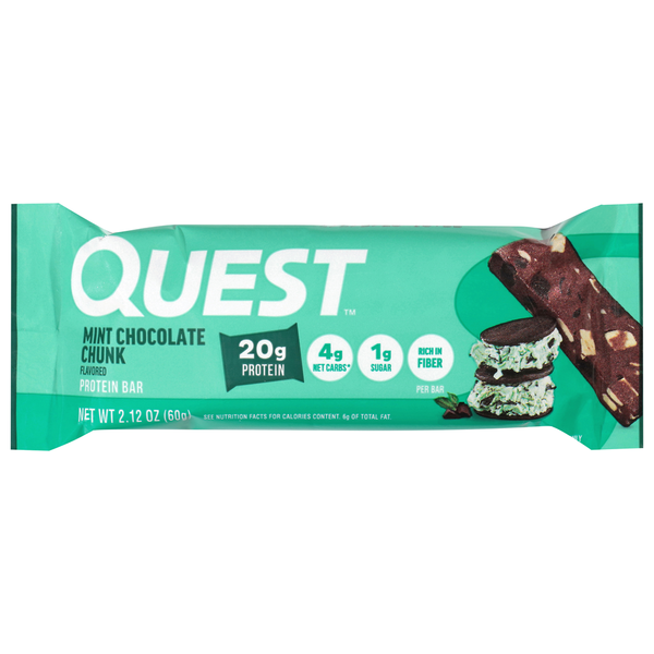 Barre Protéinée Quest - Morceau de Chocolat à la Menthe