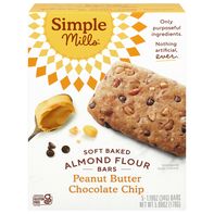 Barres de farine d'amande cuites au four Simple Mills, saveur cacahuète
