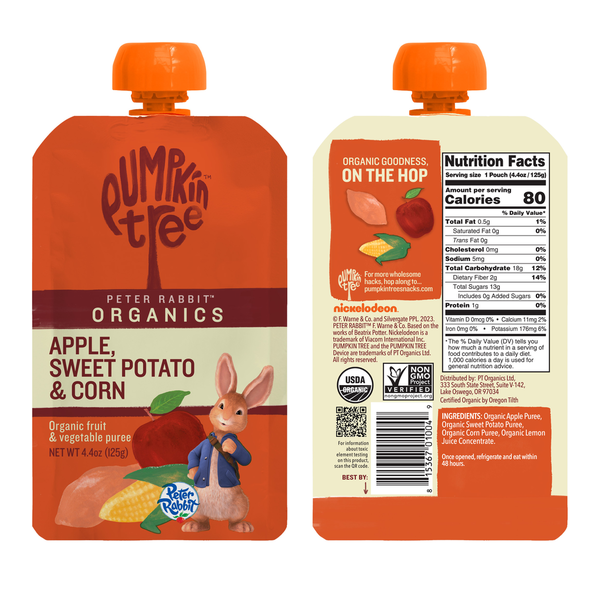 Organic Pumpkin Tree Fruit & Vegetable Puree