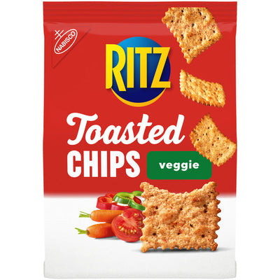 Galletas de Verduras Ritz Toasted Chips, Snacks para Fiestas 8.1 oz