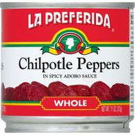 Piments chipotle entiers La Preferida dans une sauce adobo épicée
