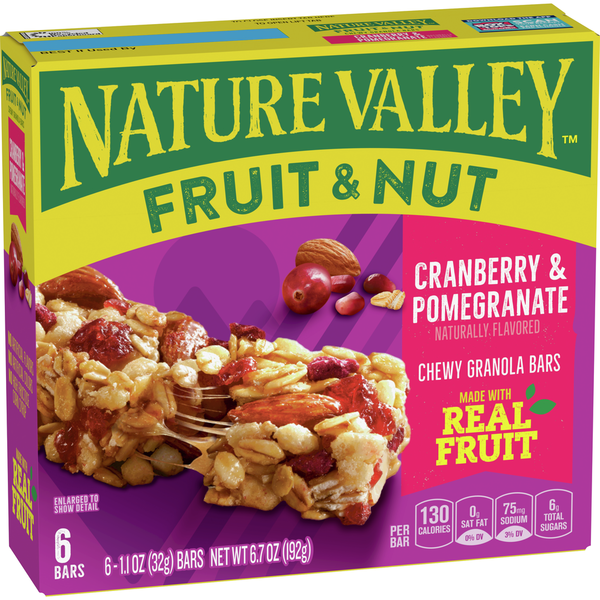 Barres de Granola Cranberry Pomme Grenade Nature Valley