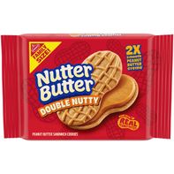 Nutter Butter Double Nutty Peanut Butter Sandwich Cookies