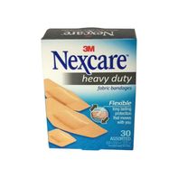 Bandages en tissu flexible robuste assortis Nexcare