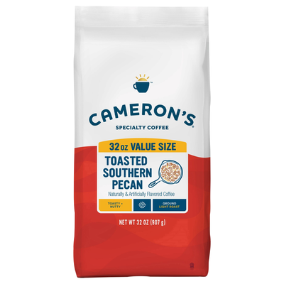 Café de Cameron, Molido, Tostado Claro, Pecan del Sur Tostado, Tamaño Económico
