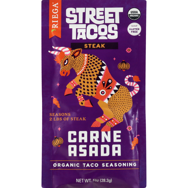 Assaisonnement à Taco Bio Riega - Saveur Carne Asada