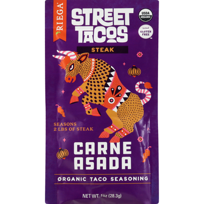 Riega Organic Taco Seasoning - Carne Asada Flavor