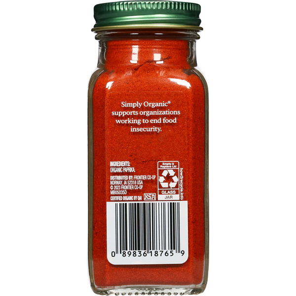 Simply Organic Paprika - Premium Spice for Culinary Excellence