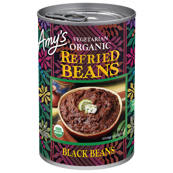 Frijoles Negros Refritos de Amy's Kitchen