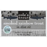 Cole’s Smoked Rainbow Trout in Olive Oil
