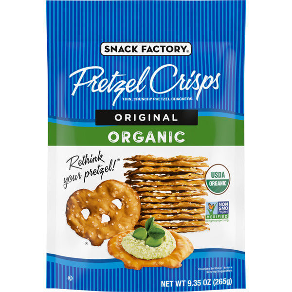 Snack Factory Prétzel Crisps Bio Saveur Originale