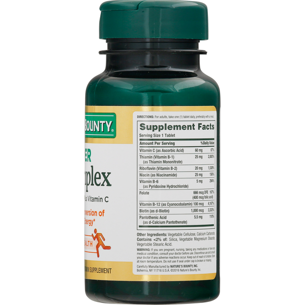 Nature's Bounty Vitamin B-Complex Coated Tablets