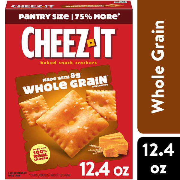 Cheez-It Crackers au fromage entier, 12,4 oz