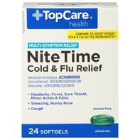 TopCare NiteTime Soulagement du Rhume et de la Grippe