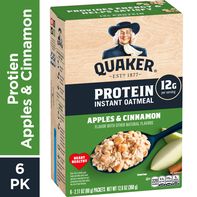Quaker Instant Oatmeal, Protein, Apples & Cinnamon