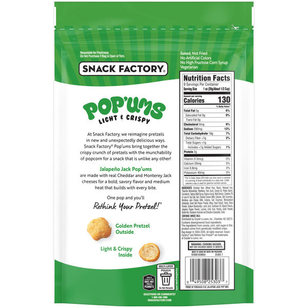 Pretzels Jalapeño Jack de Snack Factory