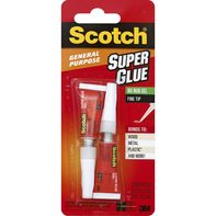 Scotch Super Glue, General Purpose, Fine Tip
