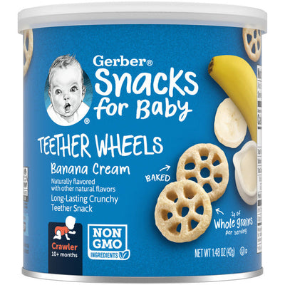 Roues de dentition Gerber Crème de Banane