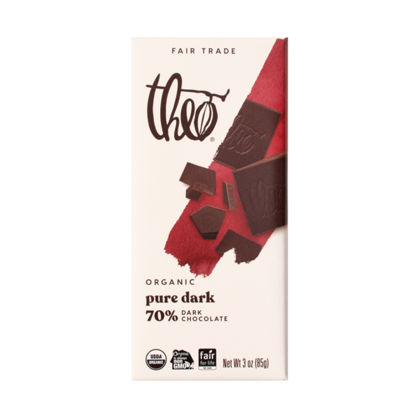 Chocolat noir pur Theo 70%