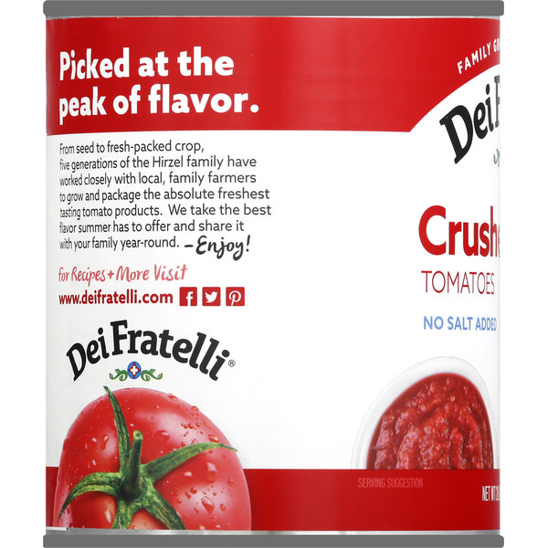 Tomates Triturados Dei Fratelli, Sin Sal Añadida