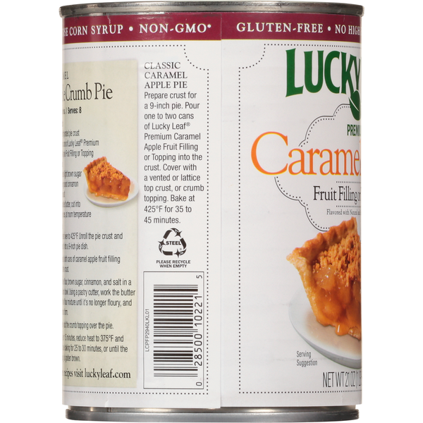 Relleno de Fruta de Manzana con Caramelo Lucky Leaf