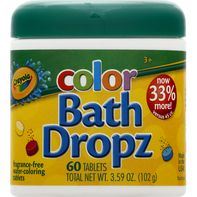 Tabletas de Color Crayola para el Baño