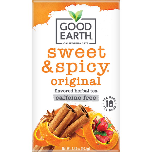 Thé Herbal Original Doux & Épicé de Good Earth - 18 Sachets