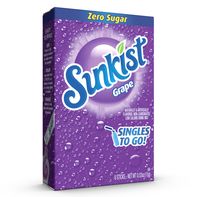 Sunkist Grape Drink Sticks - Low Calorie Refreshment