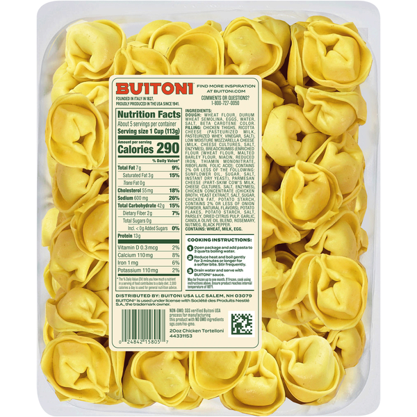 Tortellini au poulet Buitoni taille familiale