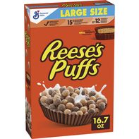 General Mills REESE'S PUFFS Chocolatey Peanut Butter Cereal
