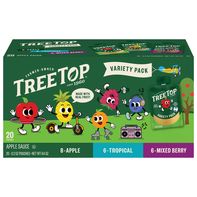 Compote de pommes Tree Top - Mélange tropical et baies mélangées