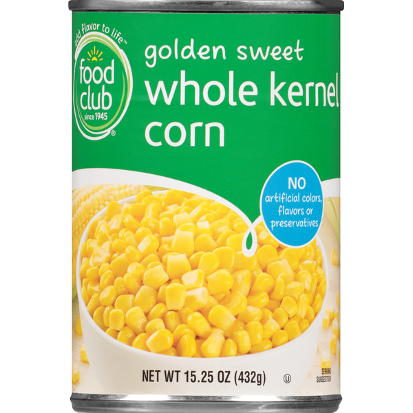 Food Club Whole Kernel Golden Sweet Corn