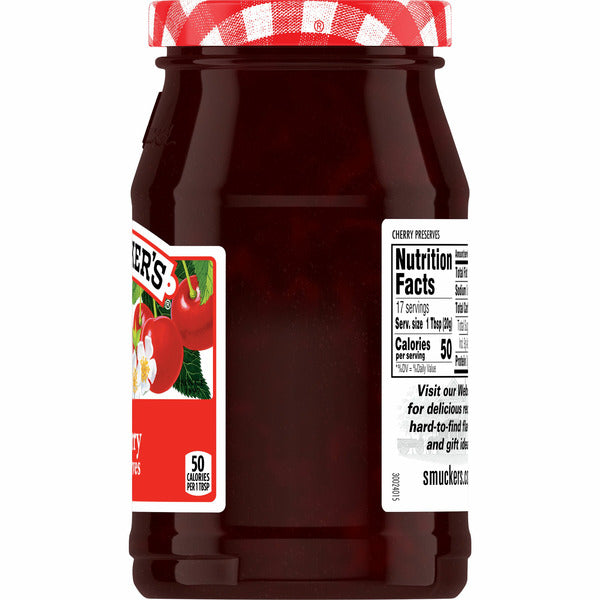 Smucker's Cherry Preserves - Premium Fruit Spread
