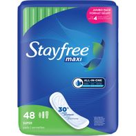 Stayfree Maxi Super Pads - Jumbo Pack