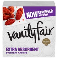 Vanity Fair 2-Ply Paper Napkins - 80 Count