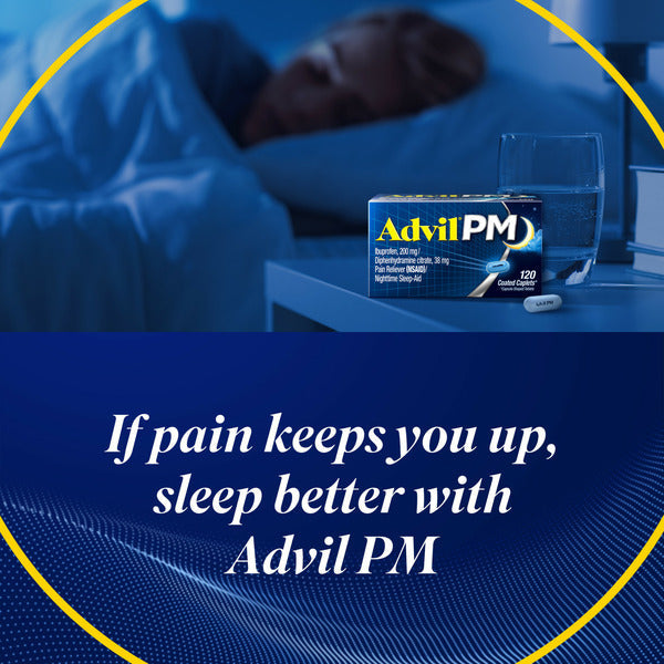 Advil PM Alivio del Dolor y Ayuda para Dormir