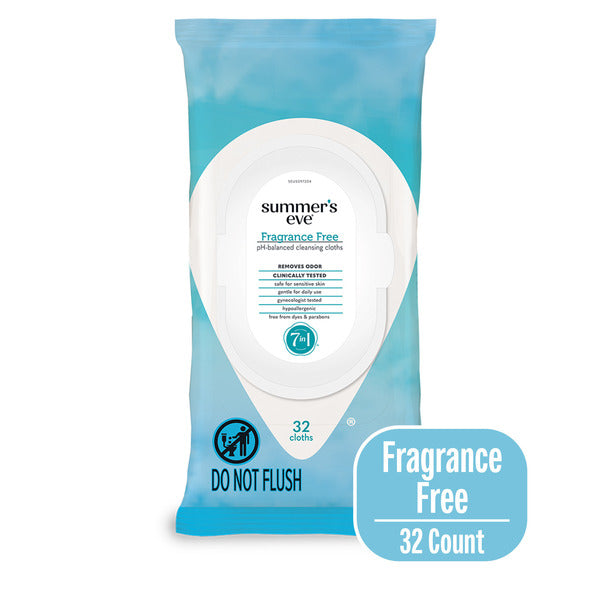 Summer's Eve Fragrance Free Feminine Cleansing Wipes