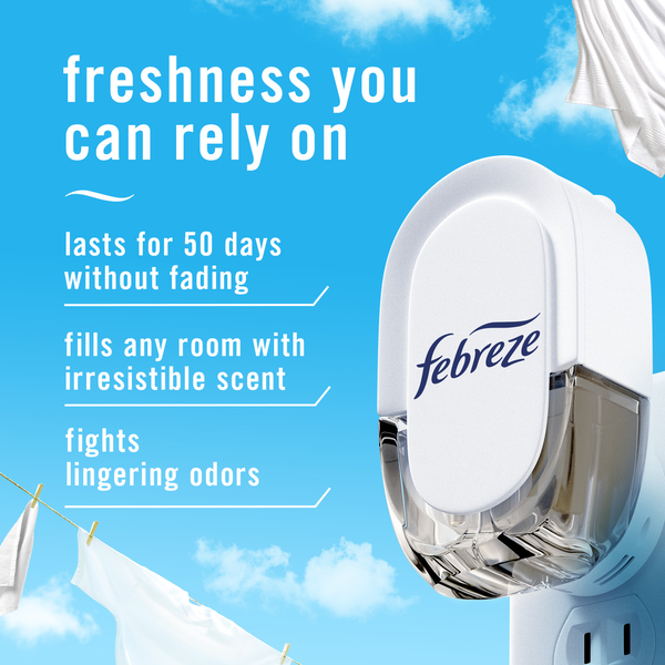 Febreze PLUG Désodorisant d'air, Lin & Ciel