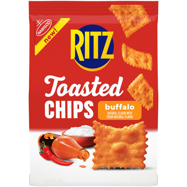 Ritz Toasted Chips Crackers Buffalo - 8,1 oz Snacks de Fête