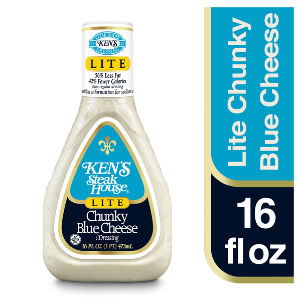 Aderezo de Queso Azul Chunky Lite de Ken's Steak House