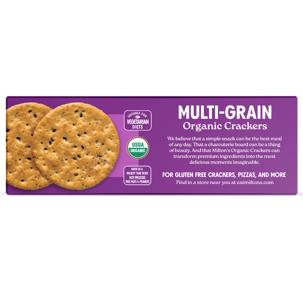 Crackers multi-grains biologiques de Milton